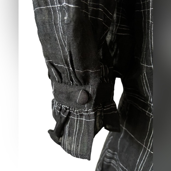 NWT Endless Rose Check Linen Dress - Picture 6 of 10